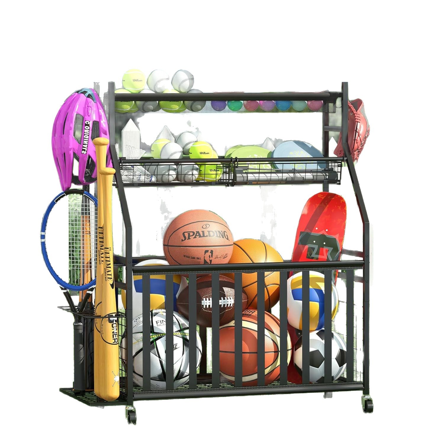 Sports Equipment Bag With Wheels - Borsa portaoggetti per attrezzature sportive Portapalle