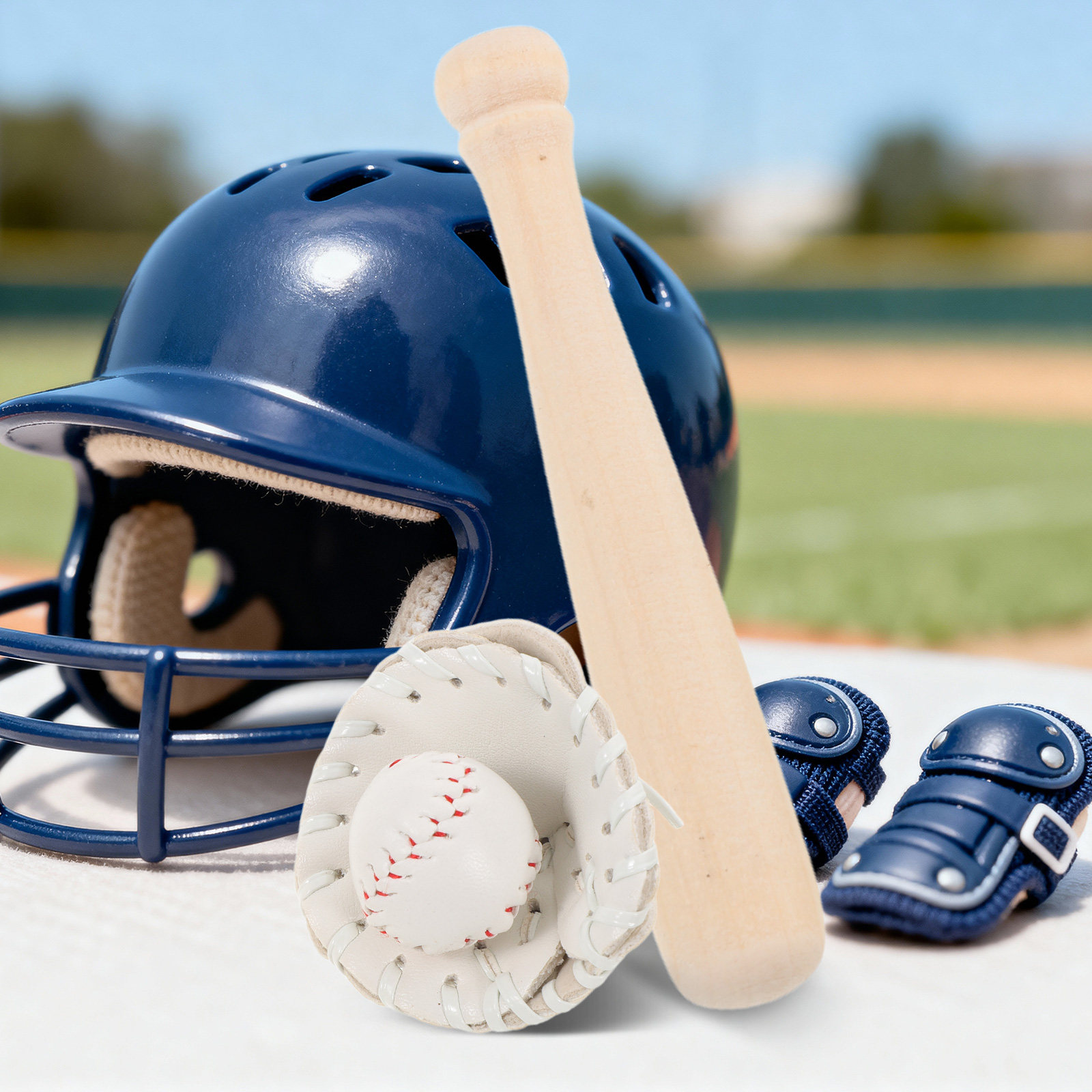 2 Set di Miniature di Mazza da - Sports Equipment Bat recensione e prezzo