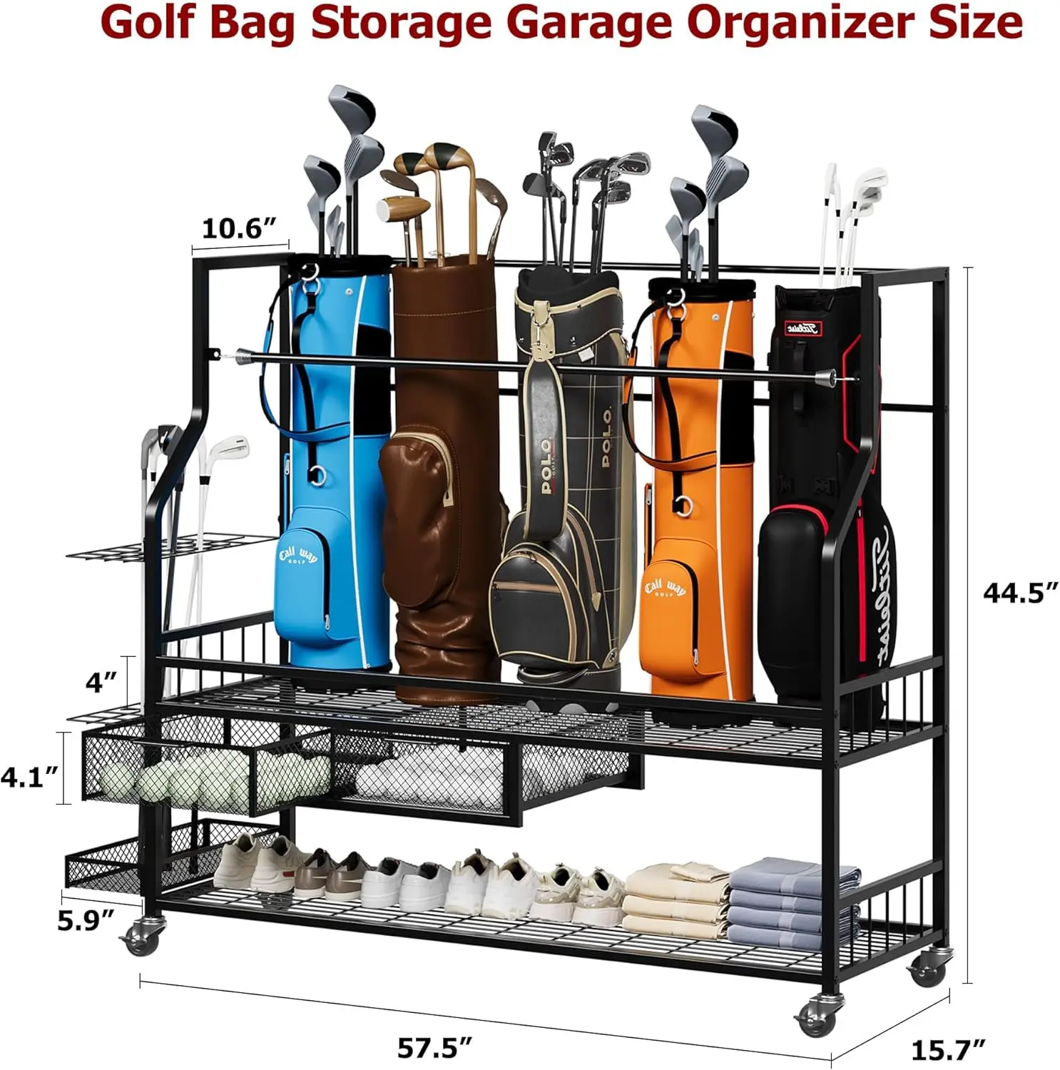 Scaffale Multifunzionale per S - Sports Equipment Bag With Wheels recensione e prezzo
